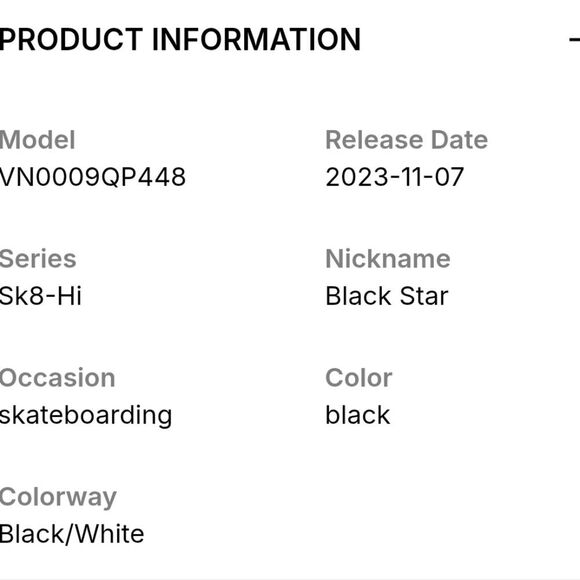 Vans SK8 Hi Black Star Sneakers - Picture 5 of 8